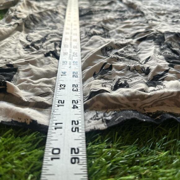 Vintage Forever 21 Printed Button-Up Shirt - Picture 2 of 5